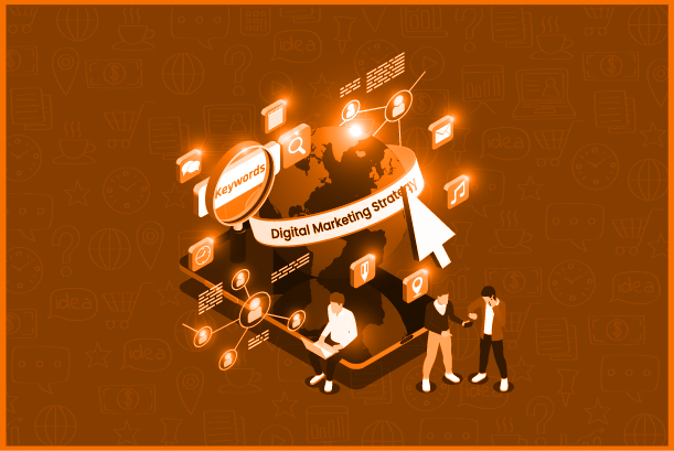 digital marketing strategy vector